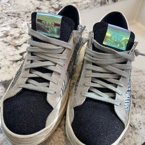 P448 John Tartan Metallic Sneaker